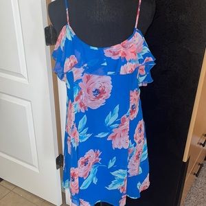 Floral spaghetti strap dress